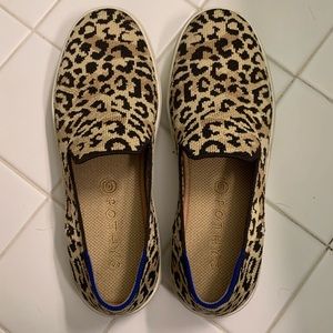 Camo cat Rothy’s sneakers